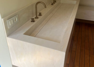 Meuble vasque Résine